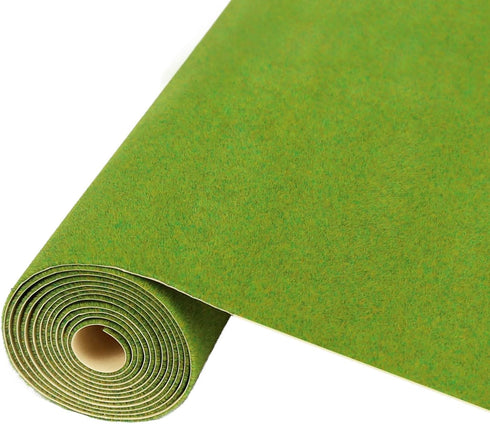Artificial Model Grass Mat Trains Grass Green 40x200cm or 15.7‘’ x 78'' for Decoration Kids Craft Scenery Model DIY CP2138 (Grass Green)...