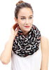 Lina & Lily Dachshund Doxie Dog Print Women's Infinity Scarf Lightweight...