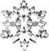 R&M International Snowflake 7.5" Giant Cookie Cutter with Interior Cut-Outs...