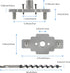 Floating Shelf Bracket Dowel Jig Kit with 1/2" x 9" Drill Bit, Self Centering Straight Hole Drill Guide for Installing Floating Shelf Hidden Brack...