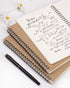 A5 Softcover Spiral Notebooks Blank Journals 2-Packs, Unlined Sketch Books Writing Pad Bullet Travel Memo Notepads Diary Planner for Work Women, 1...