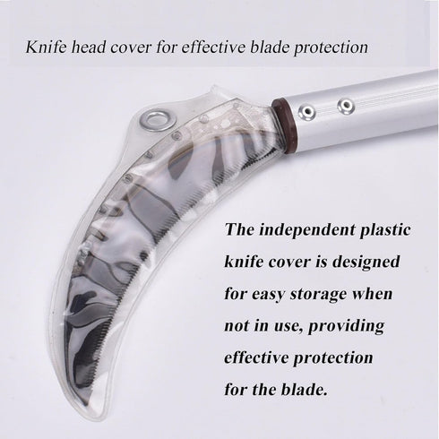 Scythe Garden Tool, Japanese Weeding Scymea, Scythe Tool, Weeding and Weed, Magnetic Handle, Durable SK5 Steel Blades, Compact and Portable, Great...