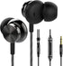 Betron BS10 Earphones Wired Headphones in Ear Noise Isolating Earbuds with Microphone and Volume Control Powerful Bass Driven Sound, 12mm Large Dr...