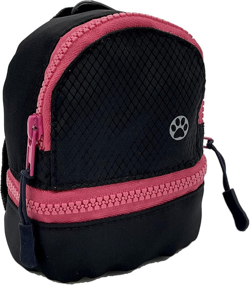 LLC Dog Backpack, Cat Backpack, Small Carrier | Clip on Harness or Leash, Fun Pet Treat Holder, Toy Bag, or Waste Dispenser | OG Neon Series Color...