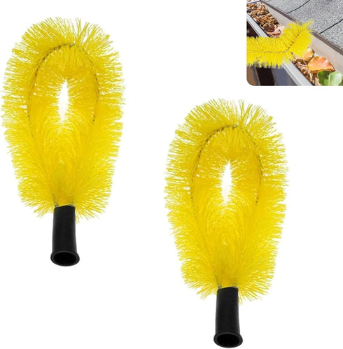 2 PCS Gutter Cleaning Replacement Brush Gutter Cleaning Brush Parts Accessories for Cleaning Leaves and Debris from The Ground...
