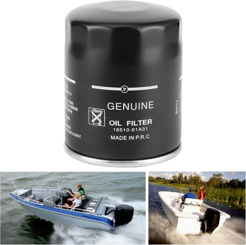 Four Stroke Oil Filter Outboard Motorcycle Engine Replacement Fit For Df70A Df80A And Df90A,Replaces,16510 61A31 Outboard Oil Filter 70Hp Cf188-01...