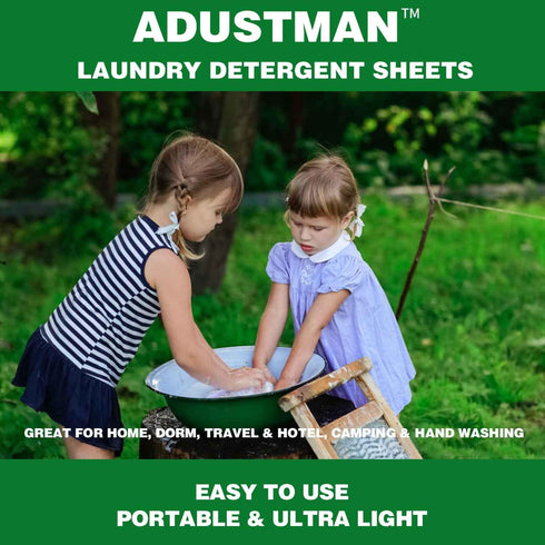 Laundry Detergent Sheets (Strips) Liquidless 62 Loads Fresh Eco Friendly Hypoallergenic Kind For Sensitive Skin,Plastic Free Low Sudsing Washing S...