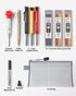 Nicpro 10 Pack Carpenter Pencil Set with Sharpener, Mechanical Carpenter Pencils with 21 Refill, Automatic Center Puncha and Carbide Scribe Tool, ...