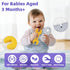 Chuya Baby Teething Teether Toys for Infant Toddlers Relief of Discomfort Soft Gums Chew Toys Silicone BPA Free...