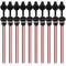 Type-C Female Chassis 2 Pin Wire 22 awg Waterproof Jack Connectors 3A USB C Pigtail Cable Extension Socket Plug (10Pcs) lkelyonewy...