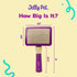 Pivoting Slicker Brush, Brush Head Moves, Soft Pin Slicker, Protects Skin, Prevents Irritation, Effortless Brushing of Shedding Dogs, Detangles an...