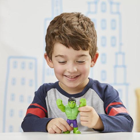 Spidey and His Amazing Friends Marvel Hulk Hero Figure Toy,4-Inch Scale Super Hero Action Figure for Kids Ages 3 and Up,(F3996)...