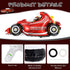 10 PCS Race Car Balloons, Foil Helmet Checkered Balloons and Hot Wheel Tire Balloons, Race Car Party Supplies for Boy Two Fast Birthday Party Cars...
