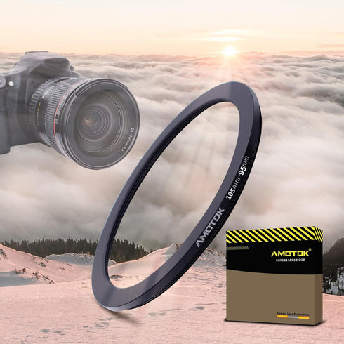 105mm Lens to 95mm Camera Lens Adapter,105mm to 95mm Filter Step-Down Ring Adapter Ring,Compatible All 95mm Filter Accessory...