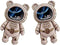2Pcs Cute Phone Stand Holder, Cell Phone Astronaut Hidden Kickstand, Astronaut Phone Holder, Adjustable Tablet Phone Ring Stand with 3D Moving Sta...