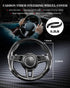Car Steering Wheel Cover,Carbon Fiber Steering Wheel Cover Non-Slip,Segmented Universal Fit Car Steering Wheel Cover (Black)...