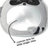 Diono Easy View Racoon Character Baby Car Mirror, Safety Car Seat Mirror for Rear Facing Infant, Fully Adjustable, Wide Crystal Clear View, Shatte...