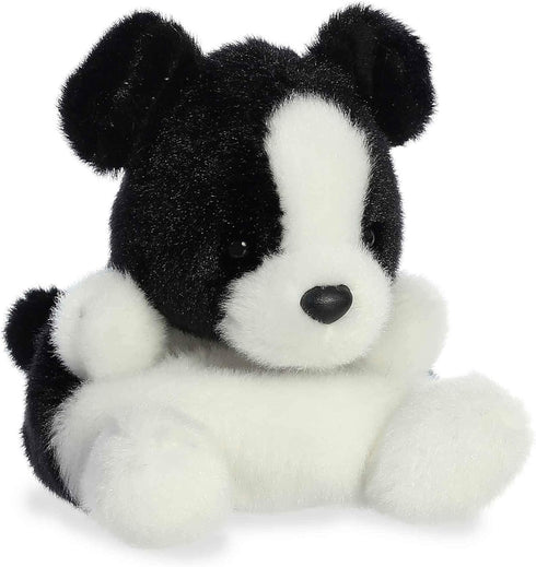 Aurora® Adorable Palm Pals™ Brody Collie™ Stuffed Animal - Pocket-Sized Play - Collectable Fun - Black 5 Inches...