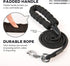 3 Dog Leash, Nylon Heavy Dog Leash with Padded Handle, 6ft 360° Swivel No Tangle Rope Removable Pet Traction Rope, Lead for Medium Large Dogs Walk...