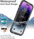Design for iPhone 14 Pro Max Waterproof Case, Shockproof Dustproof Phone Case with Screen Protector, Full Body Protective Phone Case for iPhone 14...