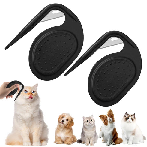 2Pcs Knotting Comb for Cats, Dog, Pet Knotting Comb De Knotting Comb for Dog Pet Hair Removal Tool Cat Dog Grooming Comb Knot Remover Cat Knotting...