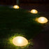 Set of 4 Solar Lights Outdoor Waterproof Solar Pebble Rock Garden Lights Decorative with Warm White LED...