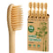 Bamboo Toothbrushes Soft Bristles 10 Pack, Biodegradable BPA Free Soft Bristles Toothbrushes for Adult, Eco-Friendly, Natural Wooden Organic Tooth...