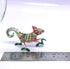 Chameleon Miniature Hand Blown Glass Art Figurines Animals Collectible Gift Home Decorate (3" Red Green)...