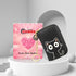 CONISY Cute Credit Card Holder for Women, Small Leather Zipper RFID Card Case Wallet with Removable Keychain...