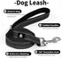 IVY&LANE Reflective Dog Collar and Leash Set,Adjustable Neoprene Padded Dog Collars for Puppy, Breathable Nylon Pet Collar for Small Medium Large ...