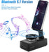 Cell Phone Stand with Bluetooth Speaker, Multi-Angle 360-Degree Rotating, HD Sound, Non-Slip Base Gifts for Men/Women/Boyfriend/Husband/Dad (Black...