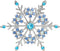 Gyn&Joy Women's Aqua Blue Austrian Crystal Snowflake Brooch Pin Holiday Winter Silver-Tone BZ188...