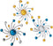 Karen Foster Design Burst Brads Scrapbooking/Craft Embellishments, Taffy Swirl...