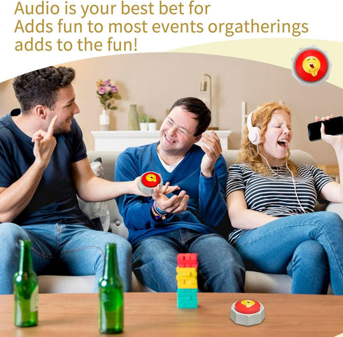 RIBOSY Applause Button - Button Applauds When Pressed - Add Extra Fun To Your Life...