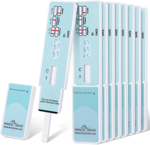 Easy@Home Single Drug Screen Test (Cannabinoids Urine Test) - THC Tests for Home THC Drug Test Urine Detox Kit Cutoff Level 50ng/mL Individually W...