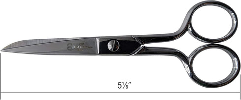Ultima 5 Inch Dress Maker Scissors – Drop Forged Carbon Steel Dressmaker’s Sheers, Chrome Plated with Straight Handles, Made in Italy...