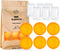 12 Pack Baking Soda Deodorizers, 6 Deodorizer Balls + 6 Refills, Odor Eliminator for Shoes Closets Bathroom Pets, Air Freshener for Home, Up to 24...