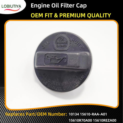 80985 15610REZA00 Engine Oil Fill Cap Compatible with Acura and Honda Models, Fit For Acura RSX, Fit?Fit For Honda Accord Civic CR-V Pilot Element...