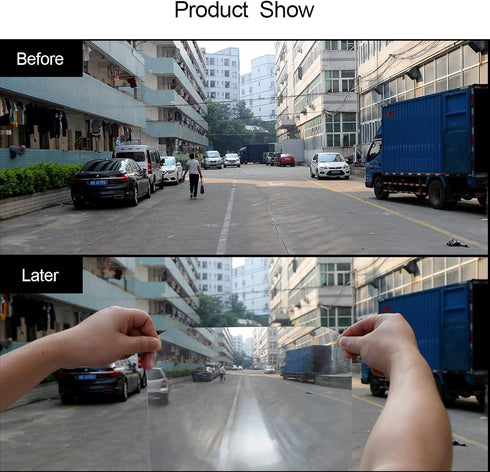 S SUNSBELL Blind Spot Mirror Car Rear View Mirror Wide Angle Lens Universal Fit HD Stick on Frameless Convex Wide Angle Rear View Mirror, Backup R...