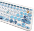 Silicone Keyboard Cover Skin for Logitech K380/Pebble Keys 2 K380s Multi-Device Bluetooth Keyboard, Gray Blue Flowers...