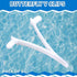 Aster 8Pcs Pool Brush Clip Pool V Clips Replacement Set for Poles- Pool Brush Plastic Clips/Pool Pole Clips Perfect for Pool Brushes, Skimmers, an...