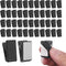 Adhesive Clips, Self Adhesive Clips, Self Adhesive Wall Clips, Durable, Black, Self Adhesive Clips for Posters, Photos, Tapestries (PACK-100)...