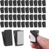 Adhesive Clips, Self Adhesive Clips, Self Adhesive Wall Clips, Durable, Black, Self Adhesive Clips for Posters, Photos, Tapestries (PACK-100)...