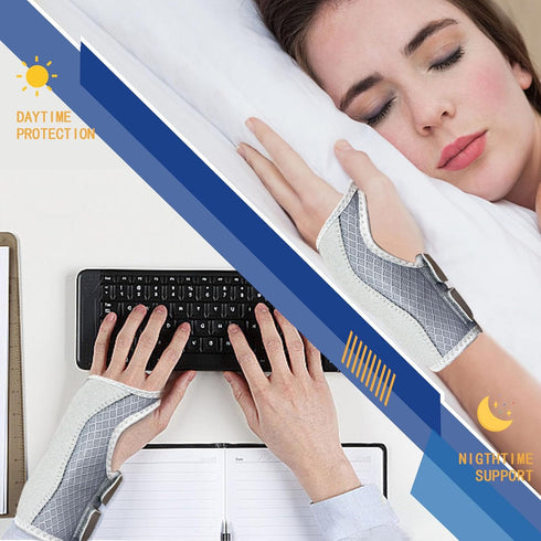 Thumb Splint with Wrist Brace, Thumb Brace for Arthritis Pain and Support, Tenosynovitis, CMC Joint Repetitive Injuries, Thumb Stabilizer Fits Bot...