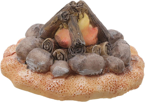 Miniature Bonfire Resin Fake Fire Micro Campfire Model Miniature Decoration Miniature Fire Miniature Things Trinkets Accessories Decorations Manua...