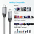 ULT-WIIQ USB C to USB C Cable Fast Charging 240W PD 3.1 High Speed 20Gbps Data Transfer USB C 3.2 Gen 2x2 Cable 4K@60Hz USB C Monitor Cable USB Ty...
