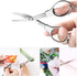 30 Pcs Folding Scissors Mini Travel Scissors Stainless Steel Portable Scissors Anti Rust Bulk Foldable Multipurpose Glasses Shaped Cutter for Nurs...