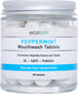 Peppermint Mouthwash Tablets - Chewable Mouthwash Tablet for Fresh Breath Fluoride Free Alcohol Free Travel Size Mouthwash - 90 Tablets...
