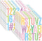 528pcs Letter Stickers 24 Sheets 3 Inch Number Alphabet Stickers Multiple Self Adhesive Waterproof for Bulletin Board Letters Kit Mailbox Numbers ...