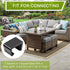 AHIER Large Patio Furniture Clips, 8PCS Outdoor Furniture Clips Wicker Furniture Clips, Patio Wicker Clips Furniture Connector for Rattan Furnitur...